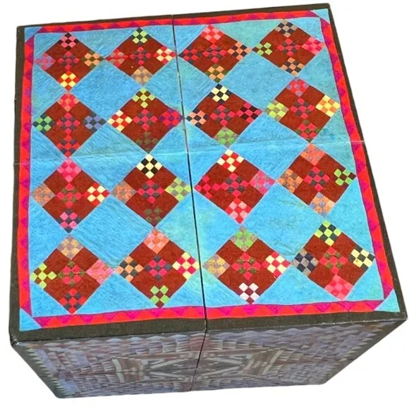 Vtg 2000 "GLORIOUS AMERICAN QUILTS" Magic Cube Toy; Museum of American Folk Art - Picture 8 of 15